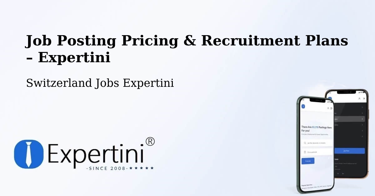 Job Posting Pricing & Recruitment Plans – Davos - Davos, Switzerland Jobs Expertini