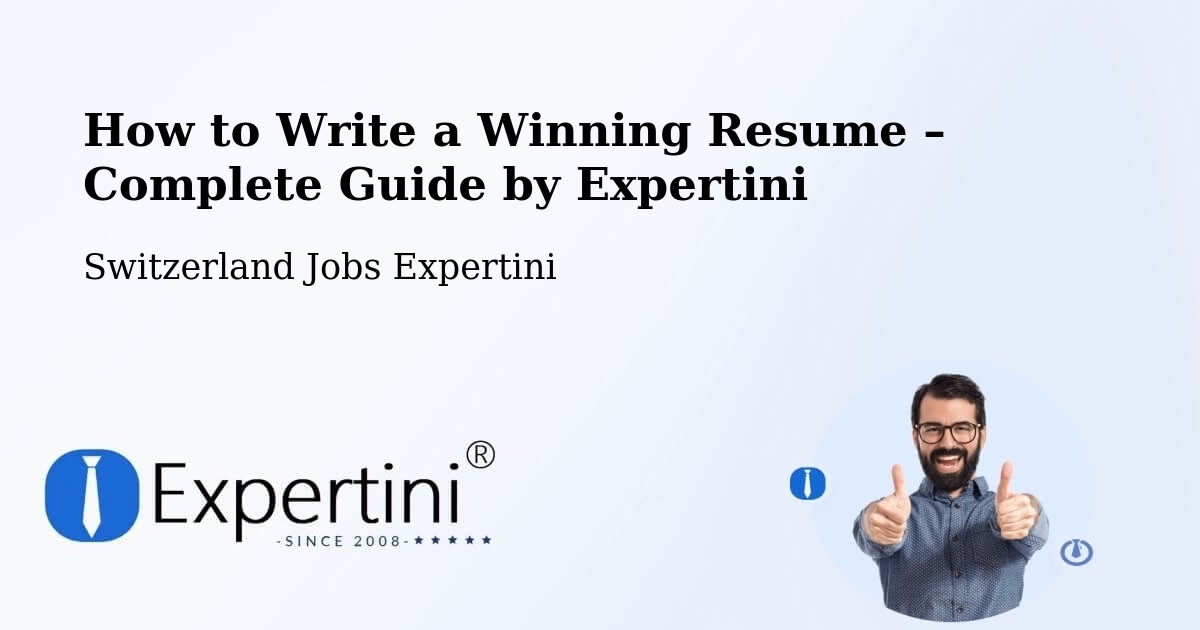 Resume Writing Guide for Job Seekers – Davos - Davos, Switzerland Jobs Expertini